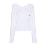 Hvide Sweatshirts til Kvinder