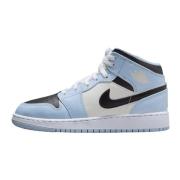 Ice Blue Mid Sneakers