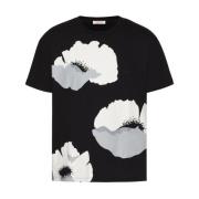 Blomstret Print Crew Neck T-shirts og Polos
