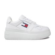 Platform Logo Sneakers - Hvid