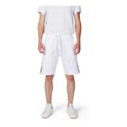 Hvide Shorts med Snørebånd og Lommer