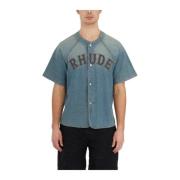 Denim Baseball Skjorte