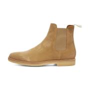 Suede Tan Chelsea Boot