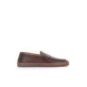 Mørkebrune Slip-on Sandaler