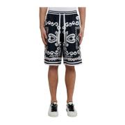 Marina Printet Silke Bermuda Shorts