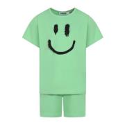 Grøn Bomuld Pyjamasæt