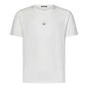 Hvide T-shirts og Polos med C.P. Company Logo