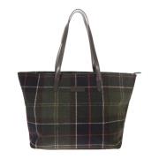 Klassisk Tartan Tote Taske