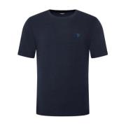 Logo Patchet T-Shirt - Blå