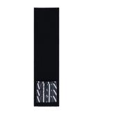 Uld Logo Tørklæde med Ribbet Effekt