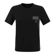 Jersey T-shirt med lomme