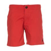 Røde Bermuda Shorts