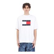 Skate Flag Tee Hvid T-shirt