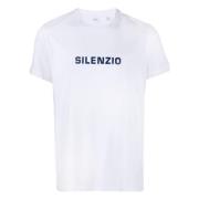 Silenzio Logo Print T-Shirt