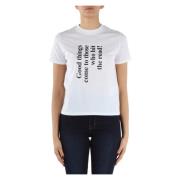 Pima Bomuld T-shirt med Frontprint