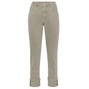 Sage Green Monili Chain Jeans