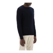 Crew-Neck Sweater i ren uld