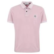 Herre Polo i Pink med Logo