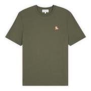Militærgrøn Fox Patch T-shirt