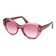 GUINEVERE Sunglasses in Shiny Red/Violet