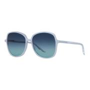 Transparent Blå Shaded Solbriller