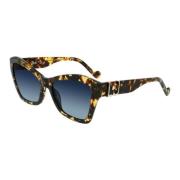 Vintage Tortoise/Blue Shaded Sunglasses