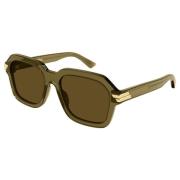 Grøn/brune solbriller