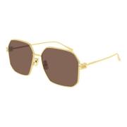 Guld/brune solbriller