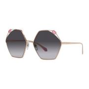 SERPENTI Sunglasses Black Rose Gold/Grey Shaded