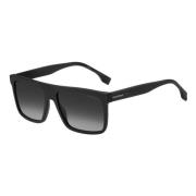 Matte Black/Grey Shaded Sunglasses
