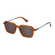 OCTANE 7 Sunglasses Brown Orange/Smoke