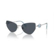 Silver/Dark Grey Sunglasses SK 7004