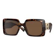 MEDUSA STUD Sunglasses Dark Havana/Brown