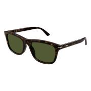 Dark Havana/Green Sunglasses