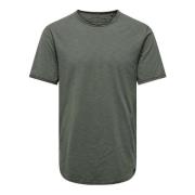 Cool og Behagelig Longline T-Shirt