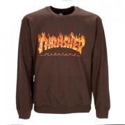 Mørk Chokolade Inferno Crewneck Sweatshirt