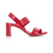 Røde lak sandaler