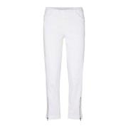 Laurie Piper Regular Crop Trousers Regular 100769 10000 White