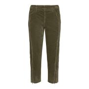 Laurie Piper Regular Crop Trousers Regular 100425 55000 Dried Olive