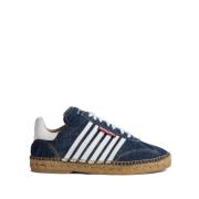 Denim Espadrilles Flade Sko