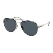 Silver Light Gold/Dark Grey Sunglasses
