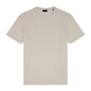 Lys Beige Linnedelavè Jersey T-shirt