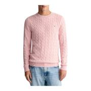 Cotton Cable C-Neck Sweater
