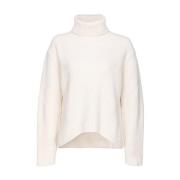 Hvid Sweater til Kvinder AW23