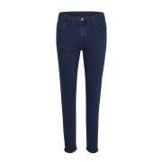 Slim Fit Dark Blue Denim Jeans