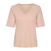 Part Two Ratansapw Ts Toppe & T-Shirts 30307167 Rose Dust