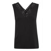 Cream Crtrulla Top Toppe T-Shirts 10611087 Pitch Black