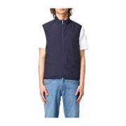 Blå Puffer Vest Herre Navy