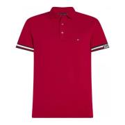 Monotype Flag Cuff Slim Fit Polo