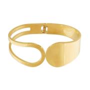 Courage Waterproof Simple Statement Bangle 18K Gold Plating